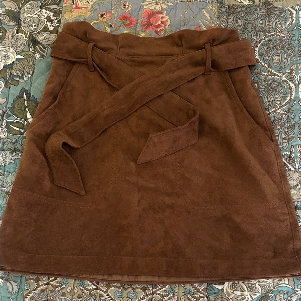 Abercrombie Faux Suede Skirt